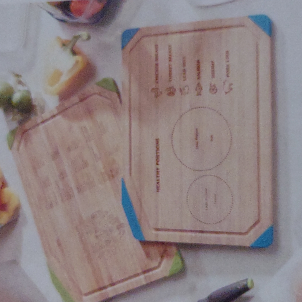 Tablas para picar carne y vegetables.